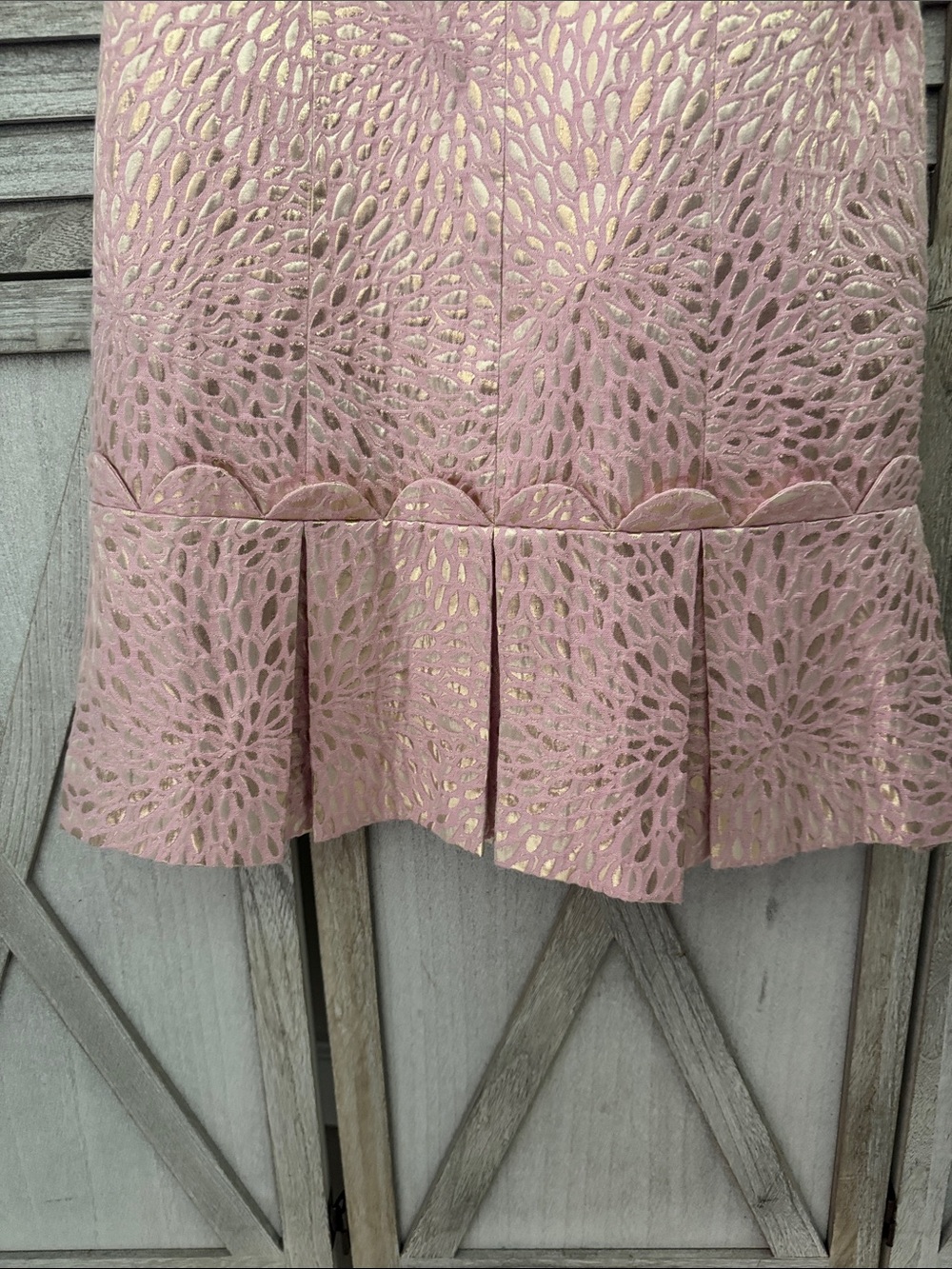 Lilly Pulitzer Abree Dress Prosecco Pink Lagoon Jacquard - Picture 5 of 10